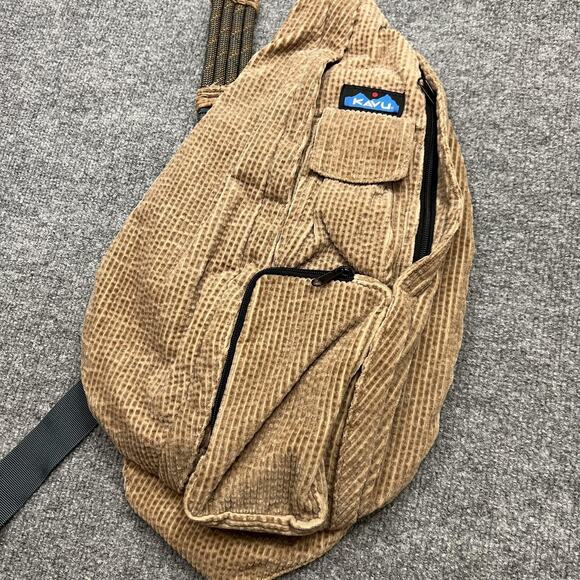KAVU Rope Sling Bag Crossbody Backpack Adjustable Strap Shoulder Outdoor - Picture 2 of 10